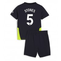 Dječji Nogometni Dres Manchester City John Stones #5 Gostujuci 2024-25 Kratak Rukav (+ Kratke hlače)